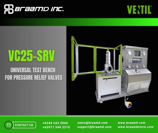 Ventil VC25-SRV - Universal Test Bench for Pressure Relief Valves