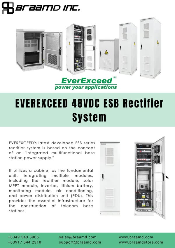 Everexceed 48VDC ESB Rectifier System