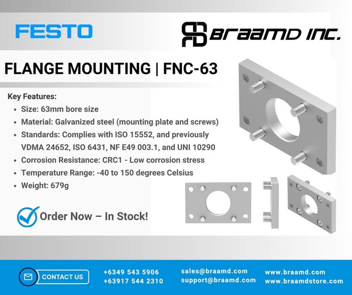 FESTO Flange Mounting I FNC-63