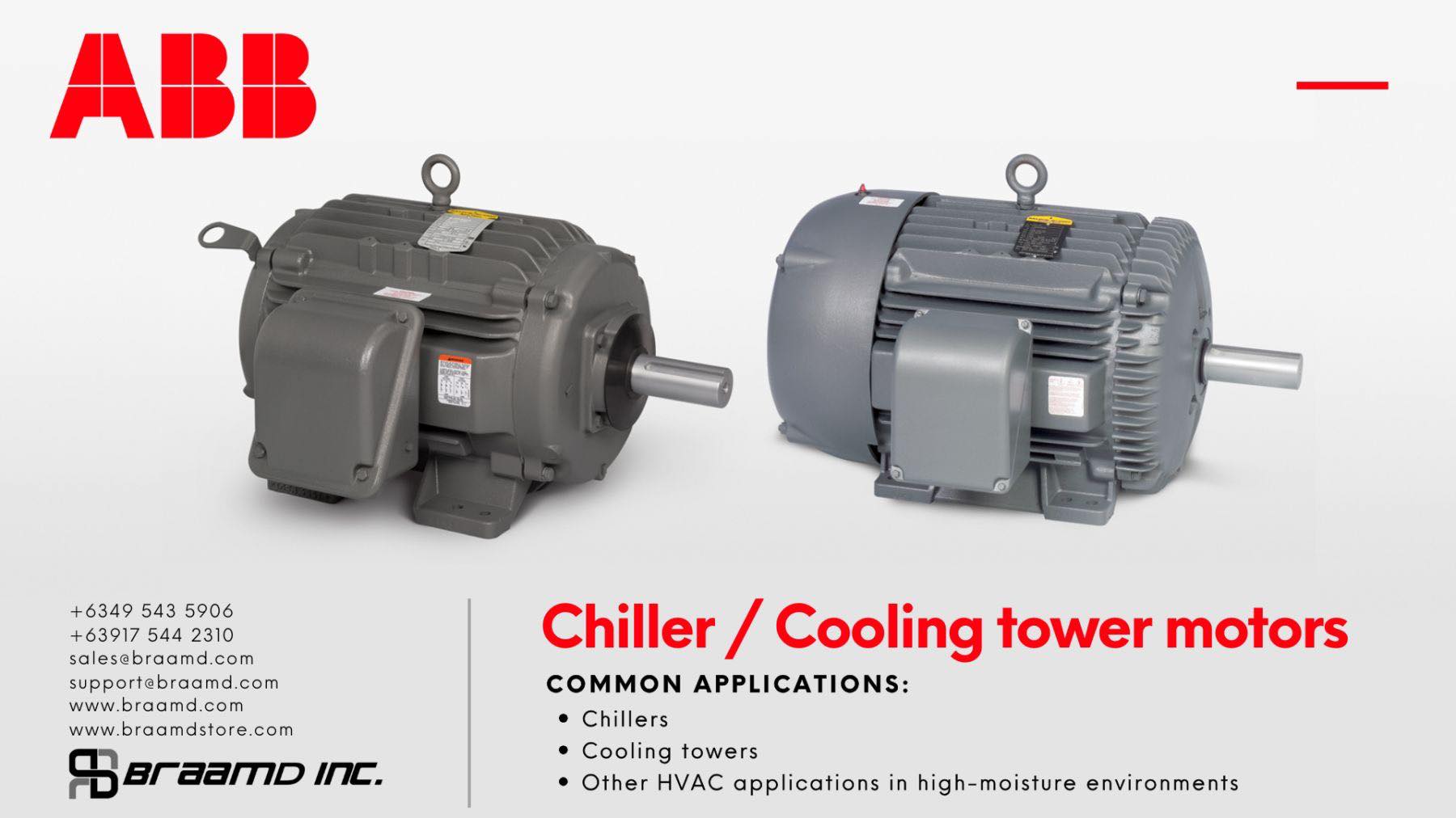 Chiller Cooling Tower Motors