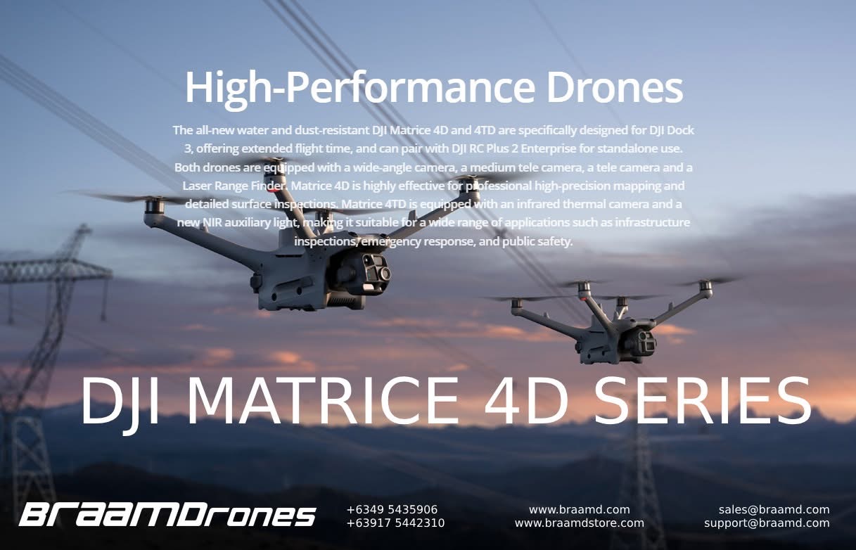 DJI Matrice 4D and 4TD High-Performance Drones