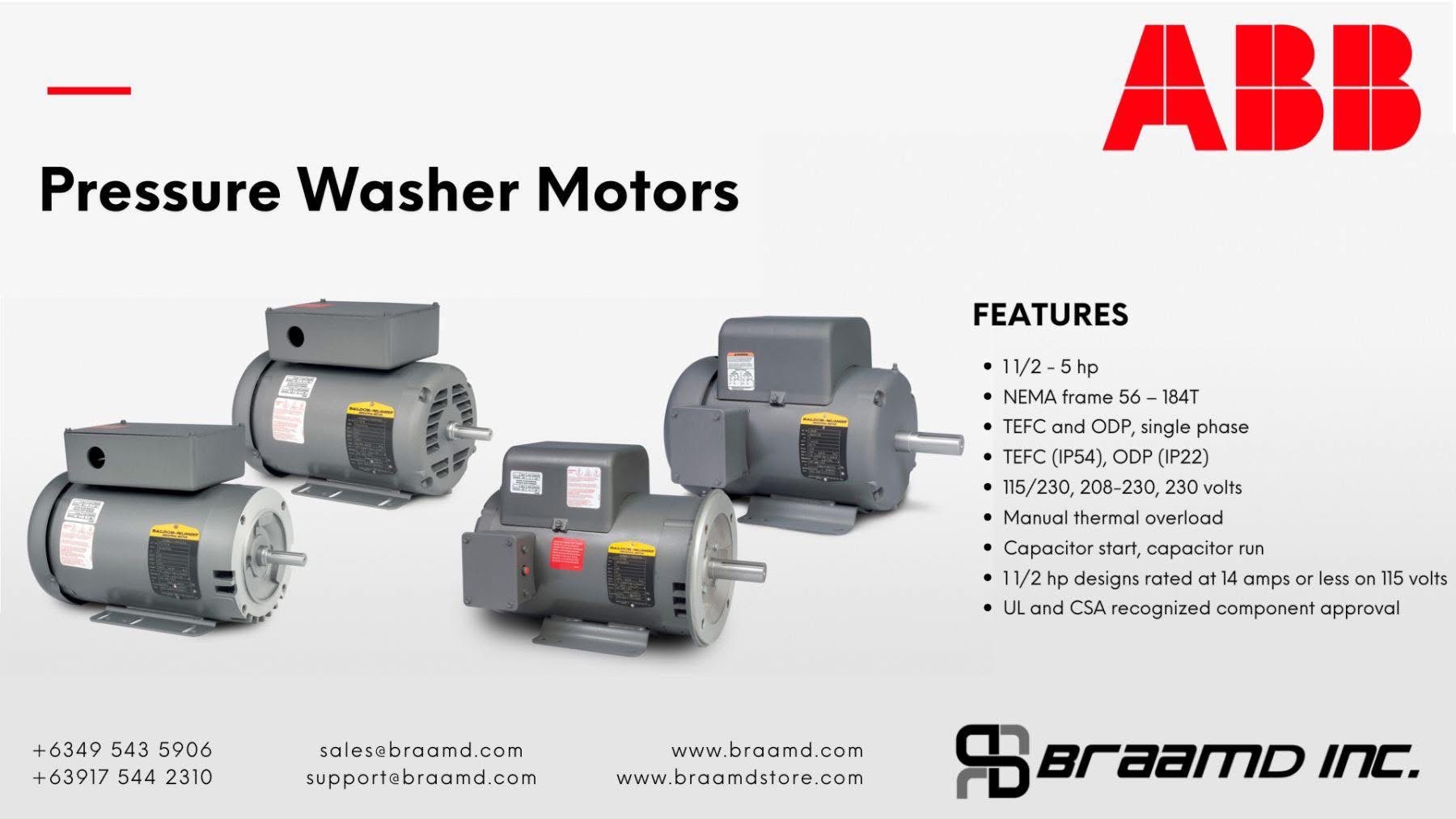 ABB Pressure Washer Motors