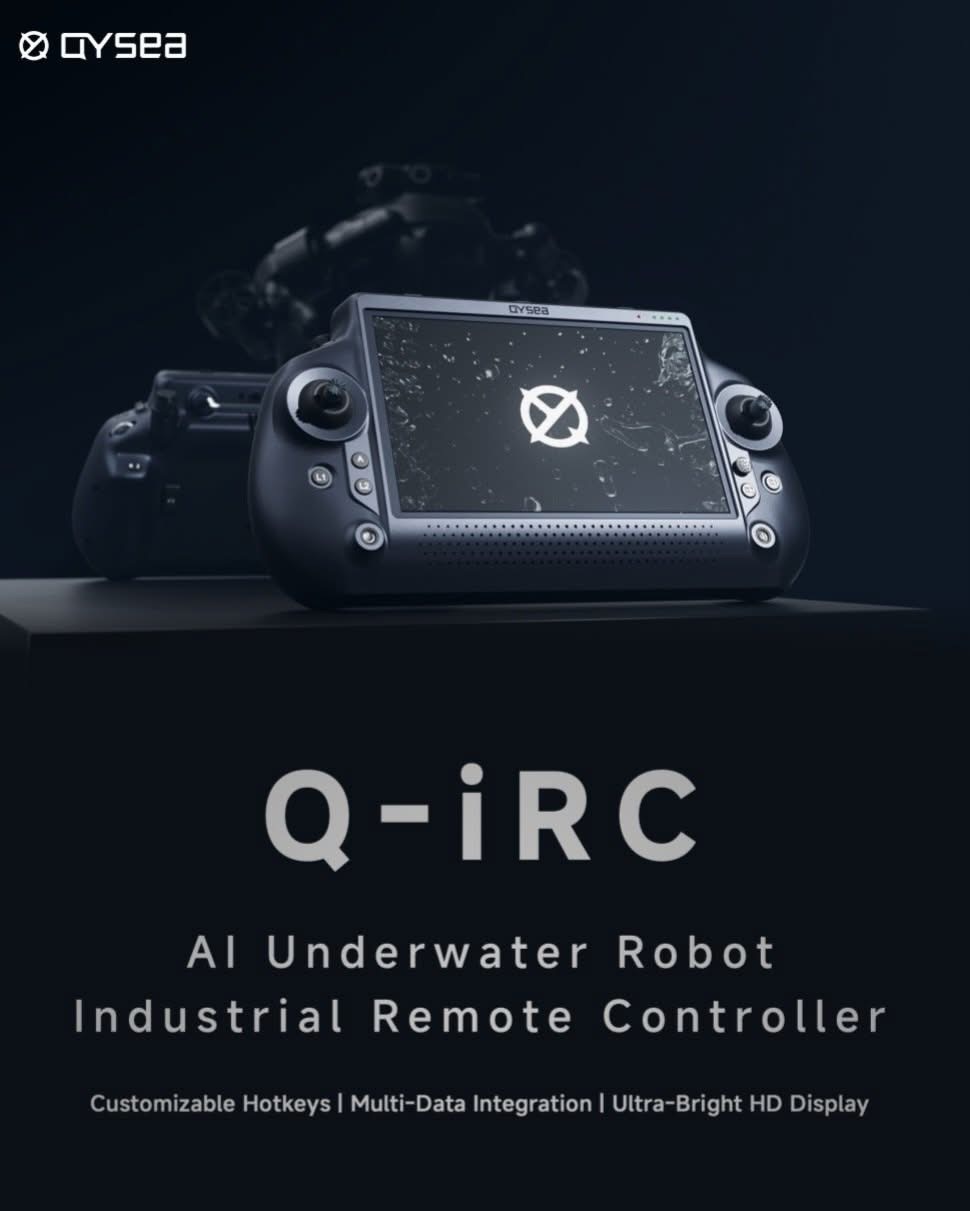 Q-iRC, QYSEA’s next-generation Industrial Remote Controller for FIFISH ROVs