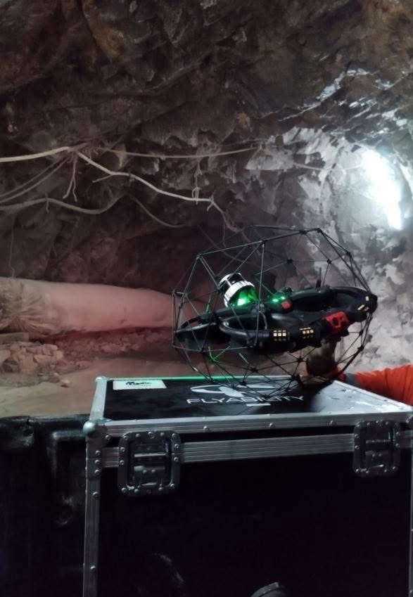 Underground mine mapping just got a whole lot faster with ELIOS 3 Drone