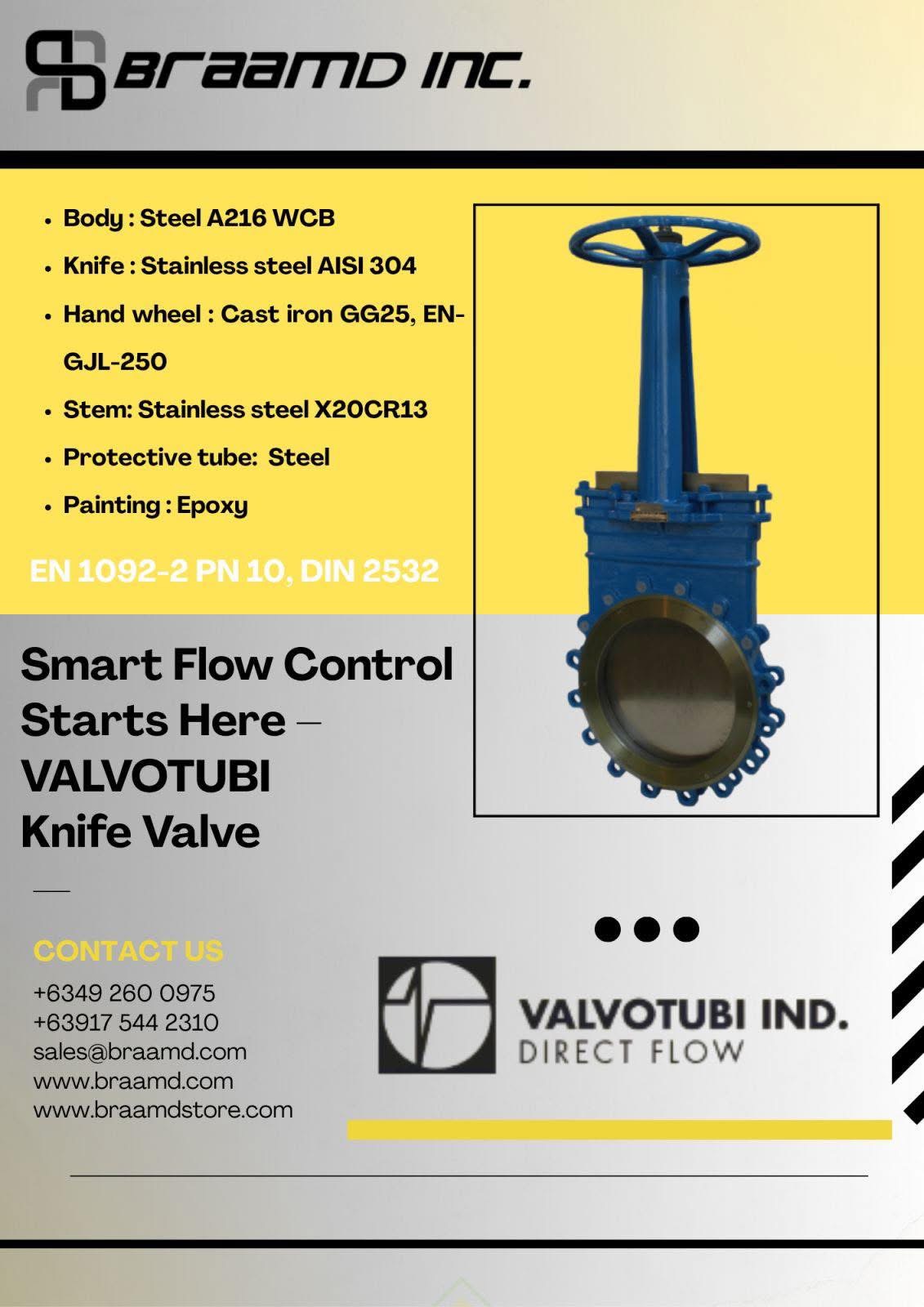 Valvotubi Knife Gate Valve