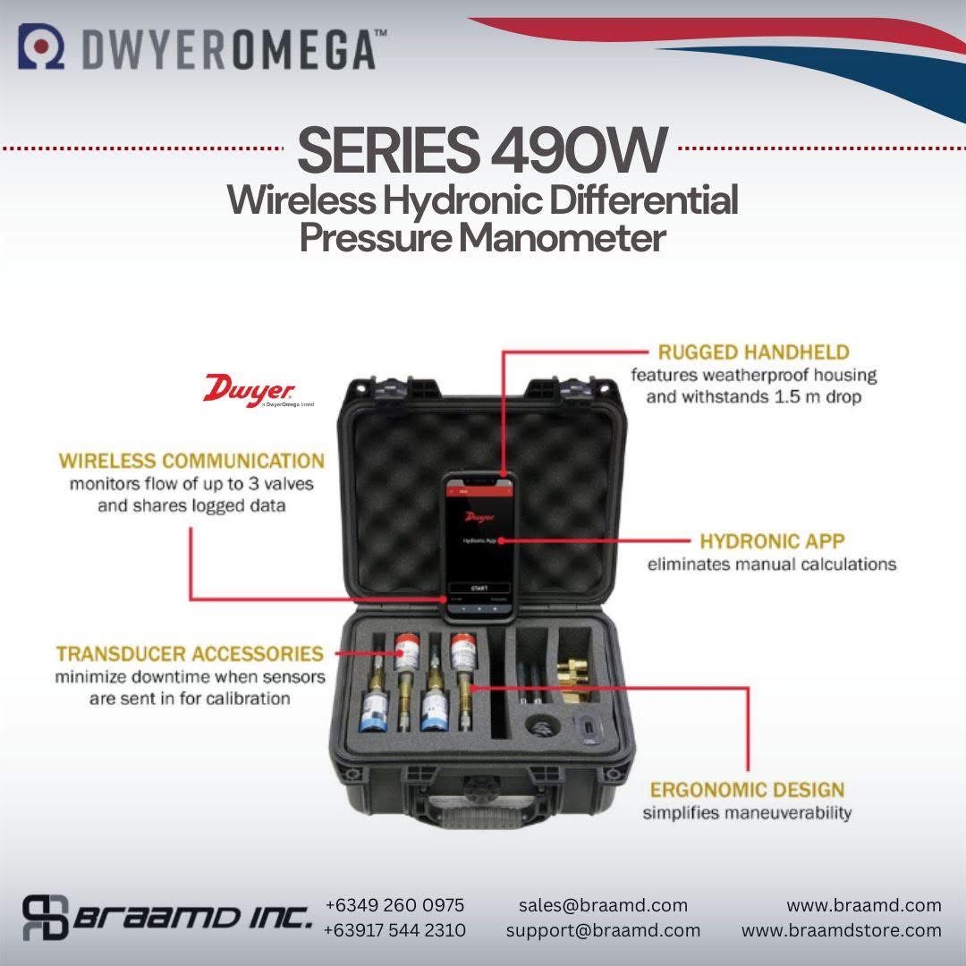 Balance Hydronic Systems Faster with Dwyer Omega 490W