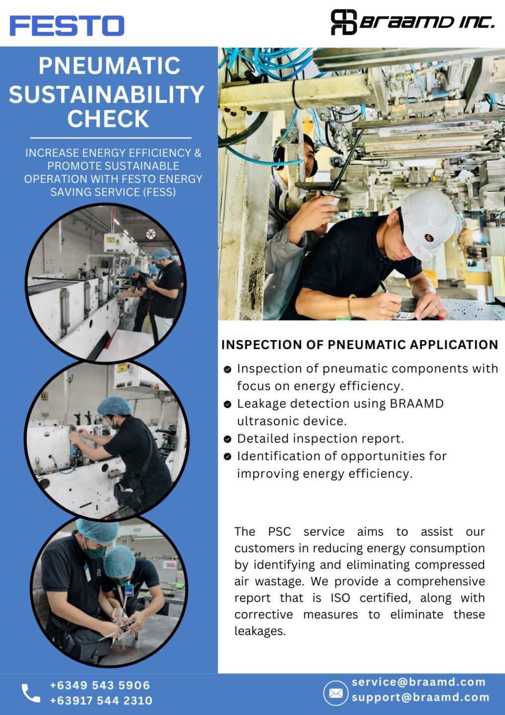 Pneumatic Sustainability Check (PSC)