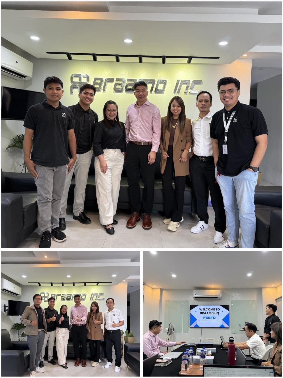 We are grateful for the opportunity to meet Mr. Raymond Cheong, Head of Distribution Sales for Southeast Asia and Pacific, along with our ever-supportive Festo Philippines Distributor Sales Consultant, Ms. Phrya Ejara.