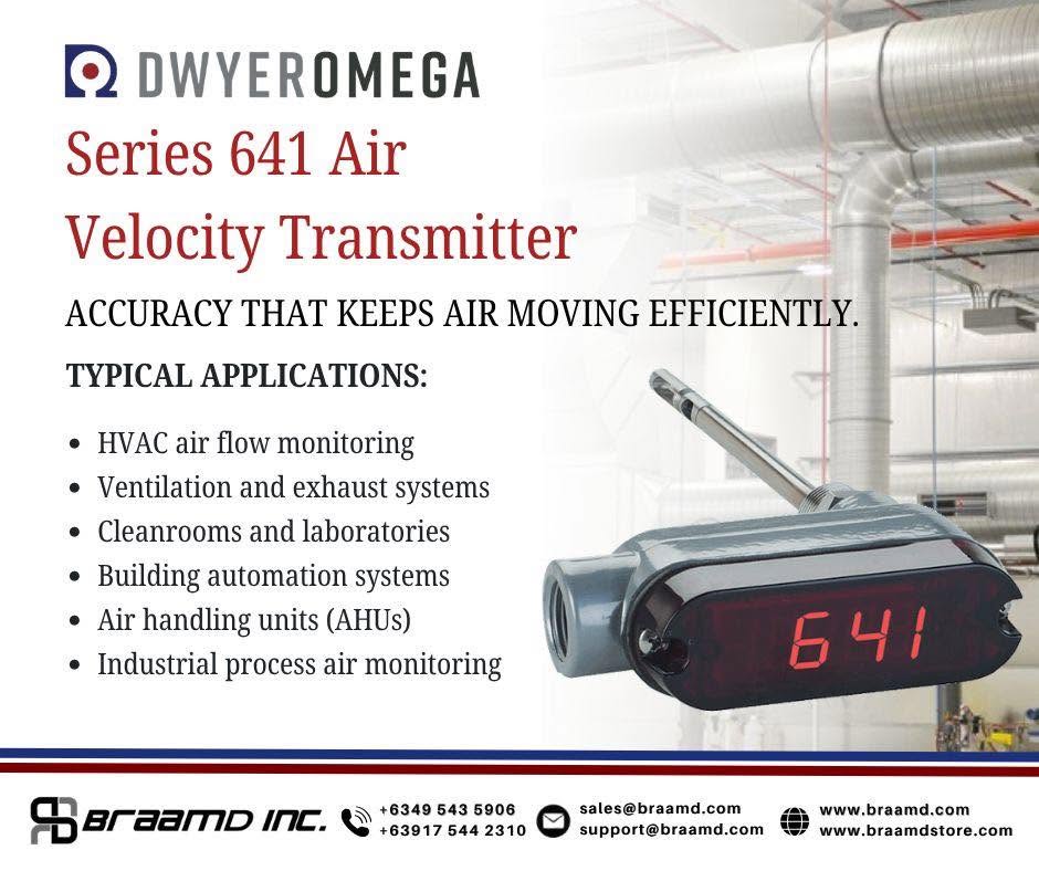 Dwyer Series 641 Air Velocity Transmitter
