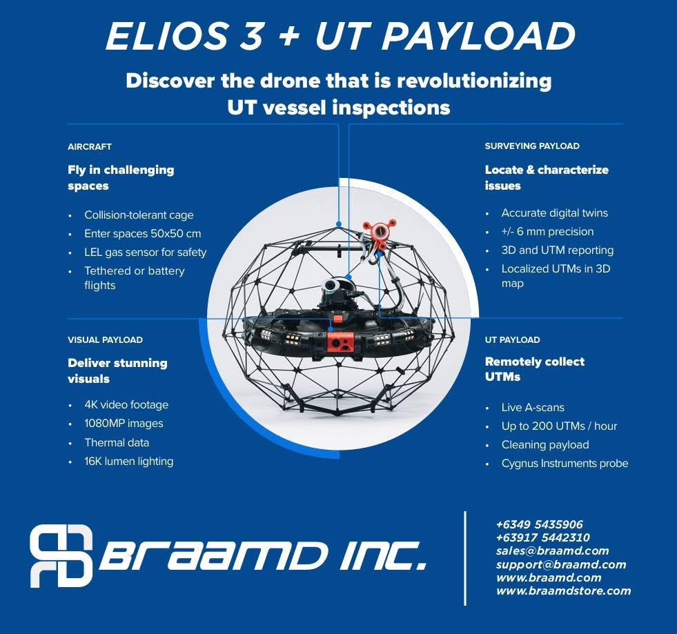 ELIOS 3 + UT is revolutionizing UT vessel inspections.
