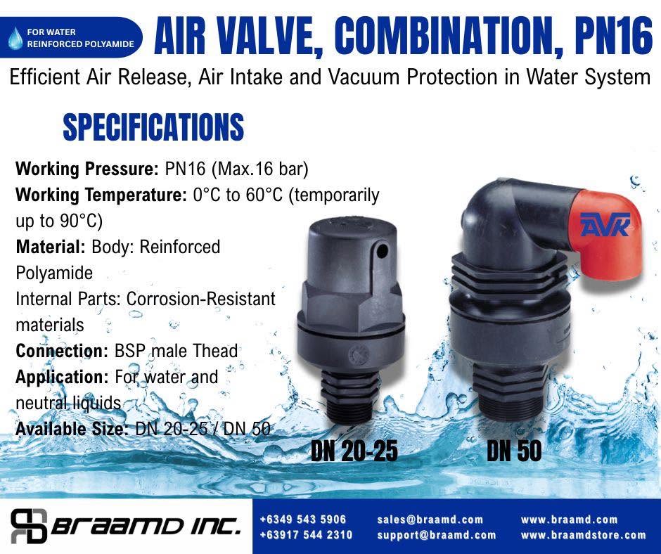 AVK Combination Air Valve (PN16)