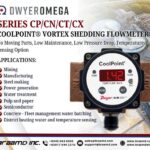 Dwyer Series CP/CN/CT/CX CoolPoint® Vortex Shedding Flowmeter