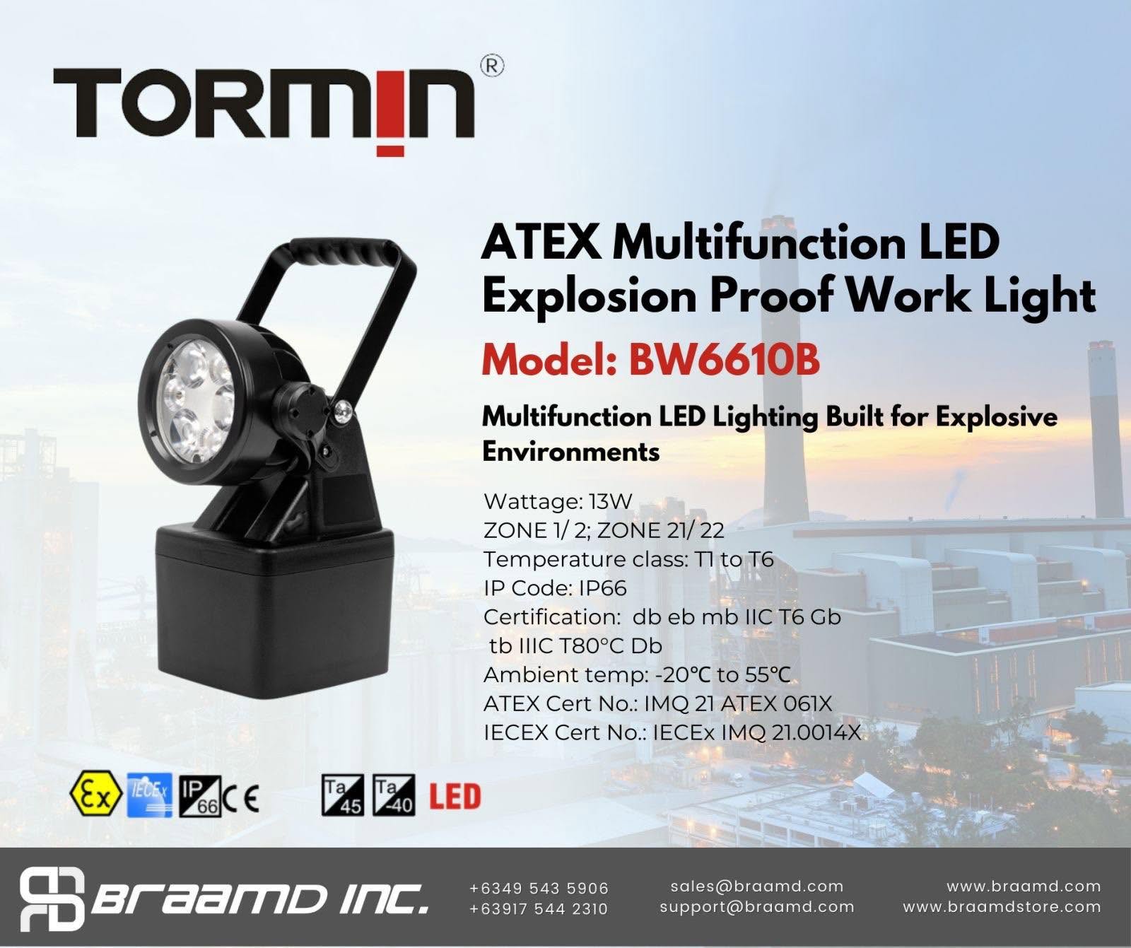 TORMIN Multi-function LED Explosion Proof Work Light