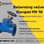 Valvotubi Balancing valves flanged PN 16