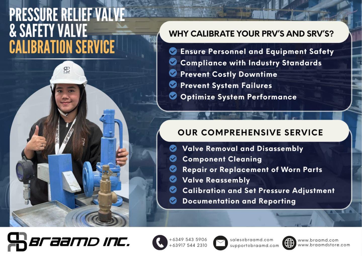 When was the last time your PRV or PSV was calibrated