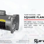 ABB Square flange pump motor. Compact Power, Built for Pump Performance.