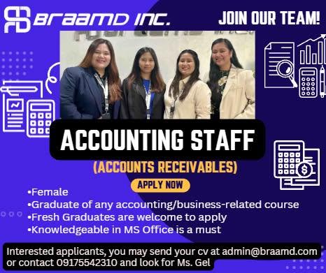 WE ARE HIRING! JOIN OUR TEAM AT BRAAMD INC.!
