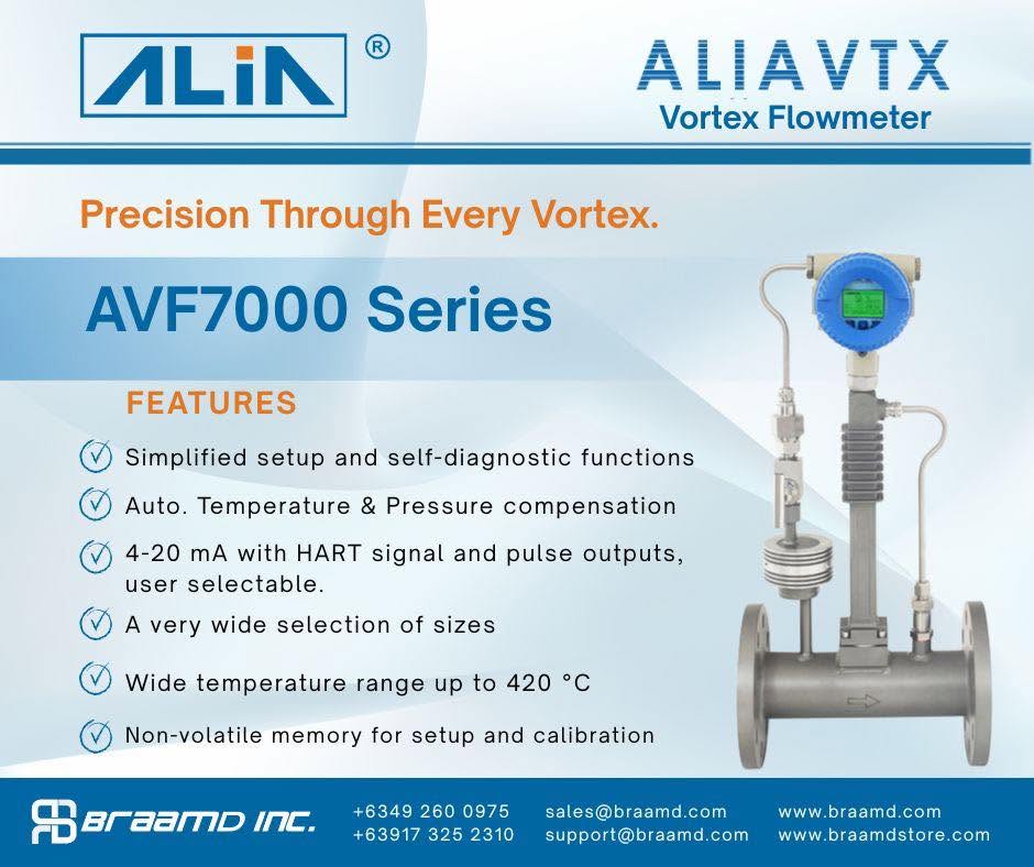 AVF7000 Series Vortex Flowmeter