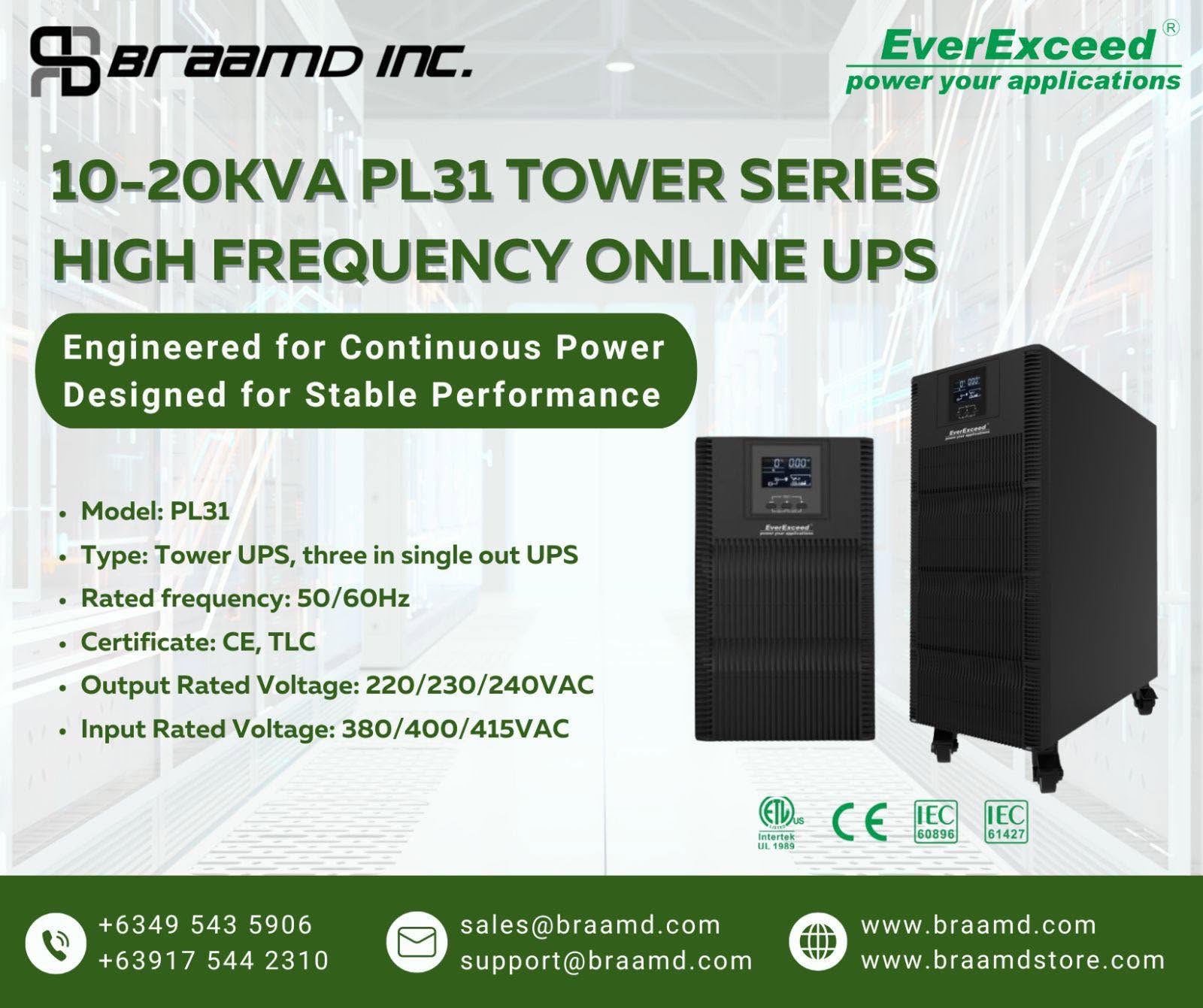 EverExceed PL31 Series Power Supply