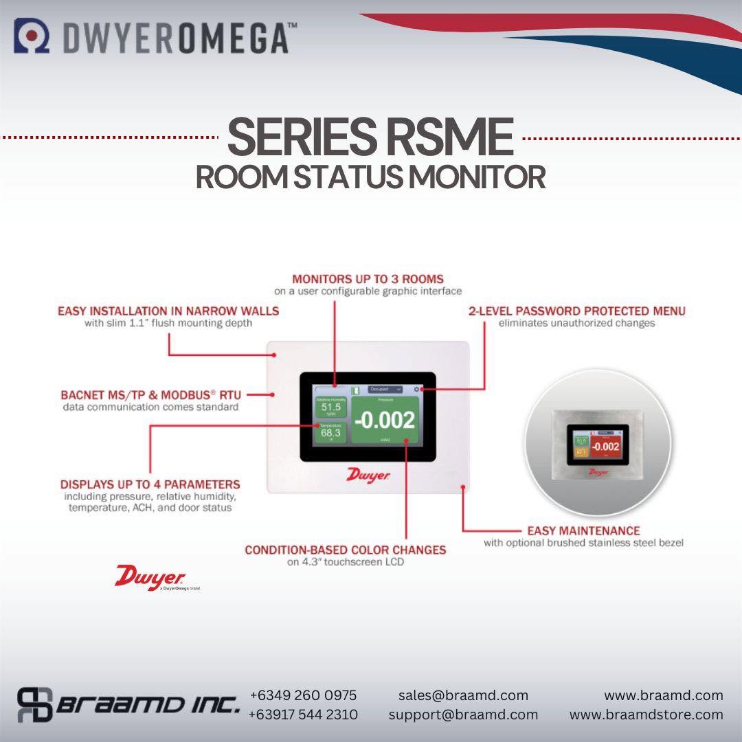 Simplify Room Monitoring with Dwyer Omega RSME