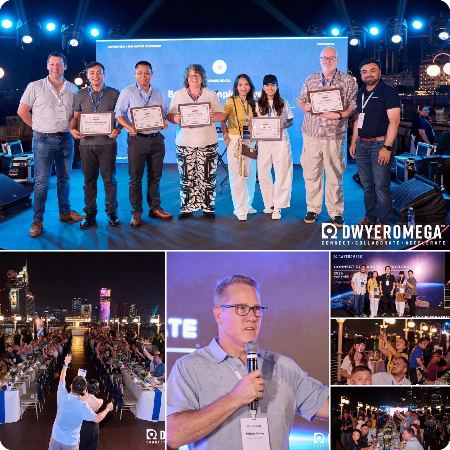 An unforgettable evening against the beautiful Ho Chi Minh City skyline.