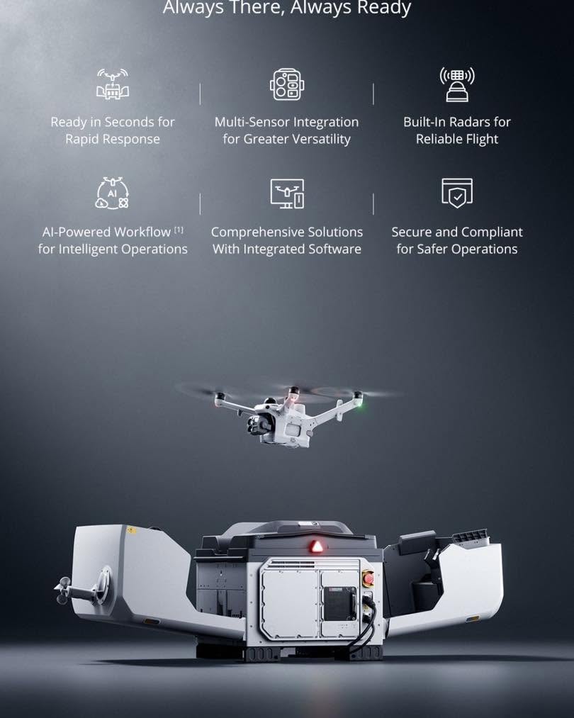 DJI DOCK 4 – Always There, Always Ready!