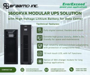 EverExceed 1600kVA Modular UPS Solution