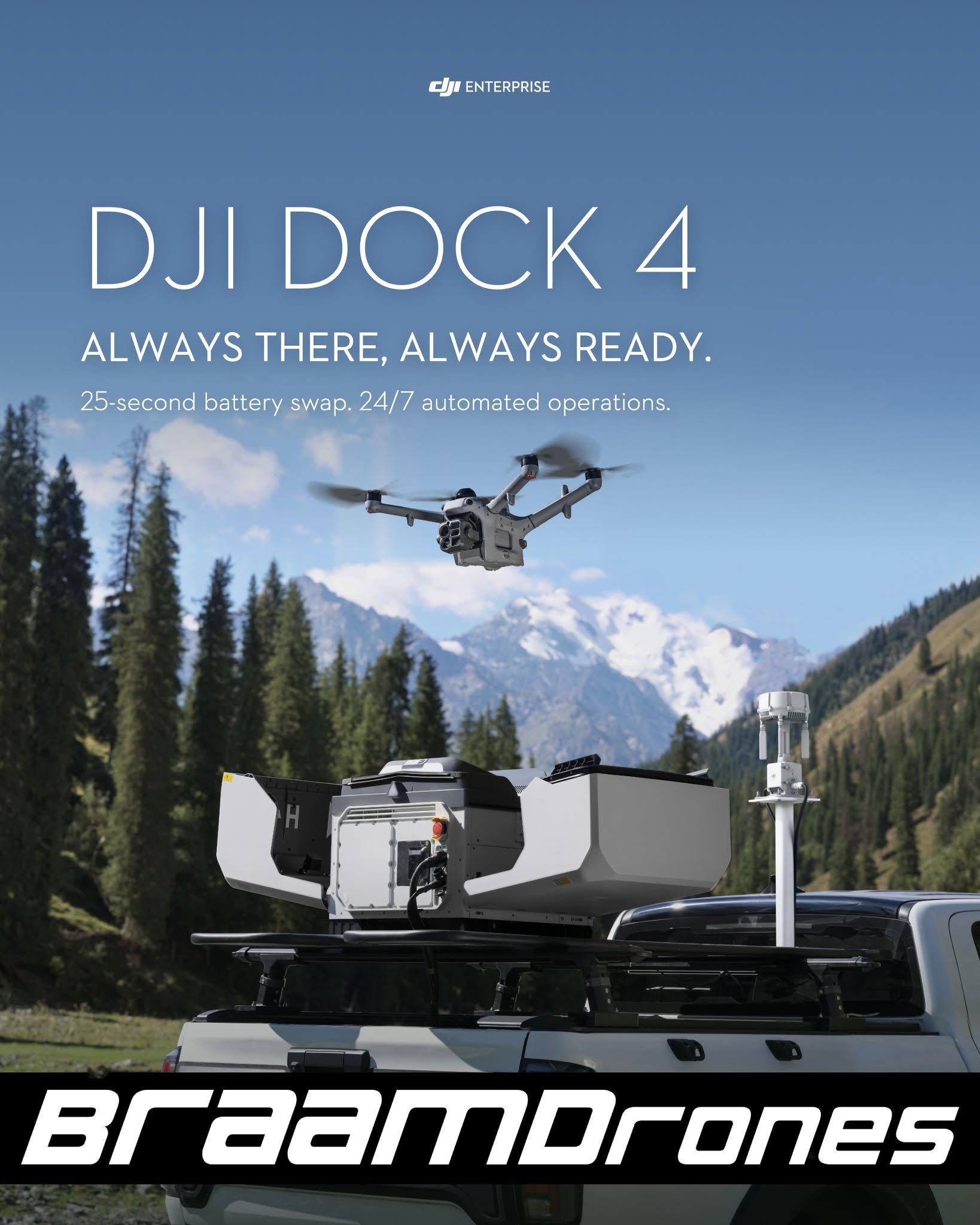 Meet DJI Dock 4: DJI's First Dock With Battery Swapping